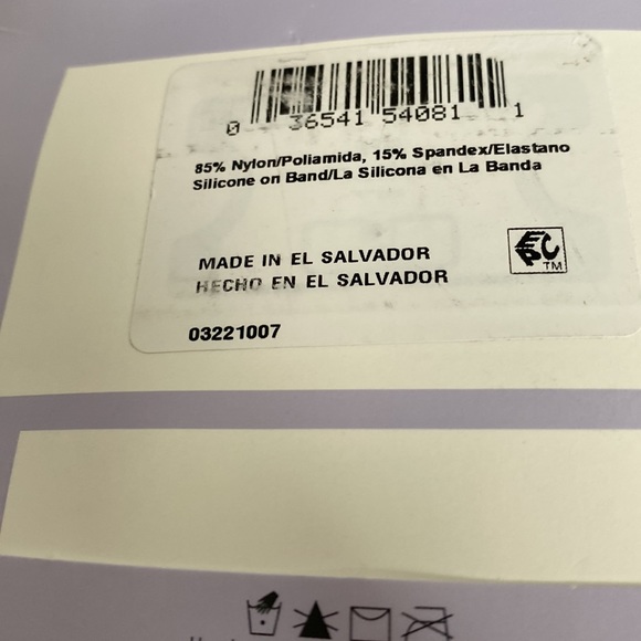 Hanes premium Silky Sheer Lace Thigh Highs. Color Nude, size Medium. NWT - Picture 11 of 11